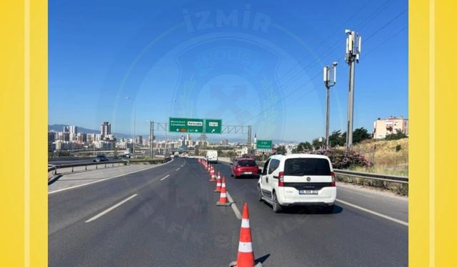 Çiğli Viyadükleri’nde yol çalışması: Menemen istikametinde trafik tek şeride düştü
