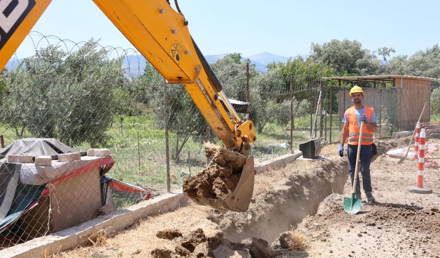Menemen’de doğal gaz çalışmaları Emiralem’den başladı