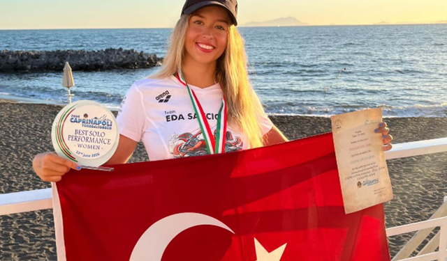 Eda Savcıgil’den Capri-Napoli’de tarihi başarı!