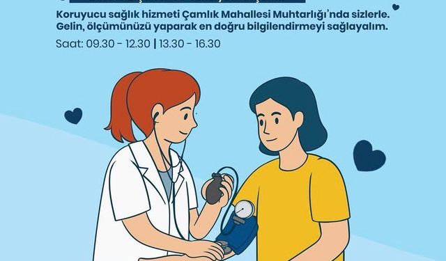 Buca Belediyesi’nden Çamlık Mahallesi’nde ücretsiz sağlık taraması