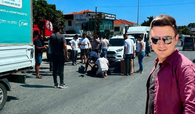 Çeşme’de motosiklet kazası can aldı: 21 yaşındaki Yunus Kızılkaya hayatını kaybetti!