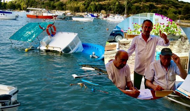 Çeşme Ildırı’da Balıkçı barınağı için imza kampanyası başlatıldı