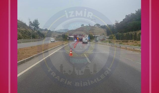 Sabuncubeli Tüneli'nde kaza: Yol trafiğe kapatıldı!