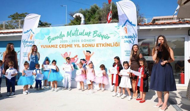 Yuvamız Çeşme’de mezuniyet coşkusu: Sertifikalar verildi