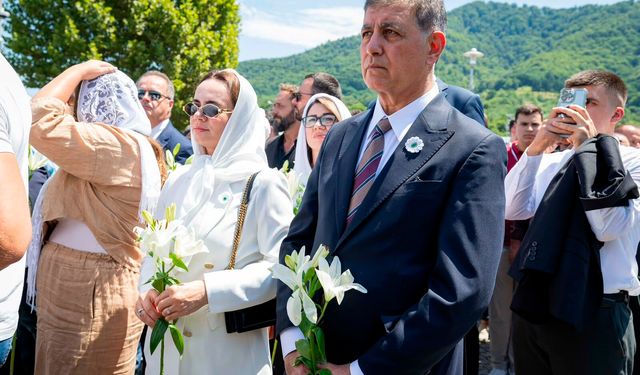 Başkan Tugay, Srebrenitsa'nın 31. yıl anmasına katıldı