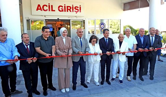 Çeşme Devlet Hastanesi'nin acil servisi dayanışmayla yenilendi