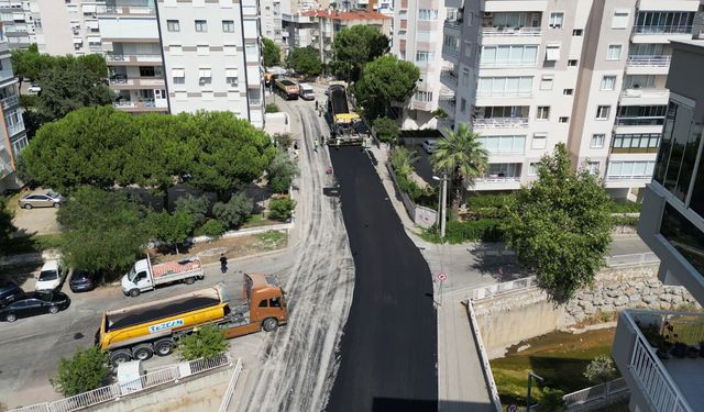 Narlıdere’de yollar yenileniyor