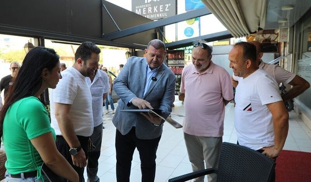Başkan Çiçek sahaya indi