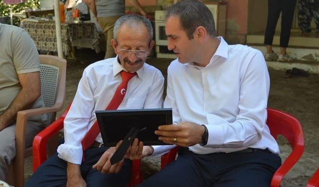 Kaymakam Murat Mete'den Kıbrıs gazilerine vefa ziyareti