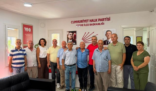 Çeşme CHP’de eski ilçe başkanlarından toplu istifa!