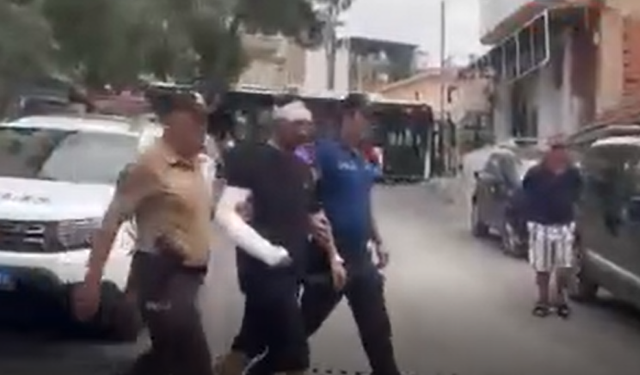 Konak'ta polisten kaçarken kemiklerinden oldu!