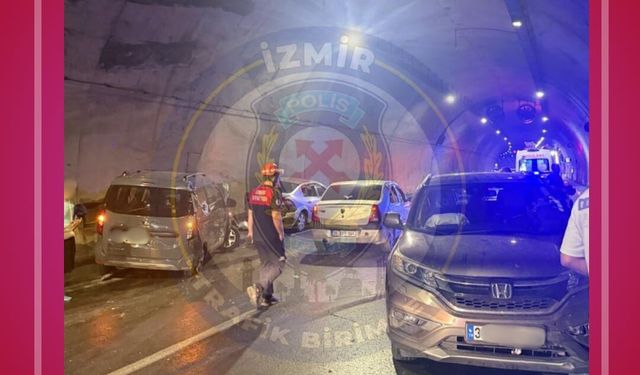 Sabuncubeli Tüneli'nde kaza