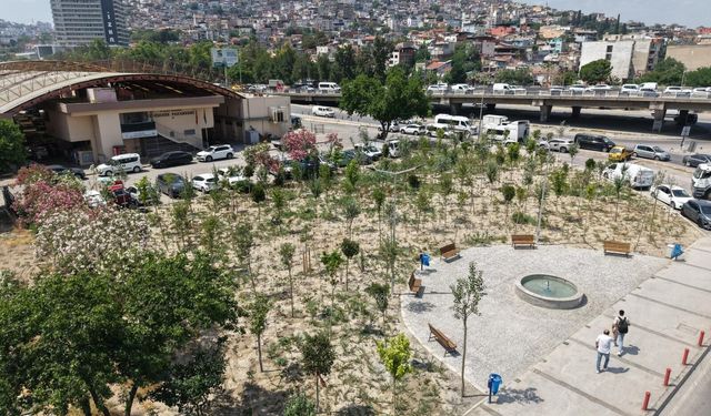 Eski benzinlikten yemyeşil dönüşüm! Kemer'e yeni nefes alanı