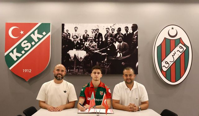 Karşıyaka'da Arda Baran Eren profesyonel oldu