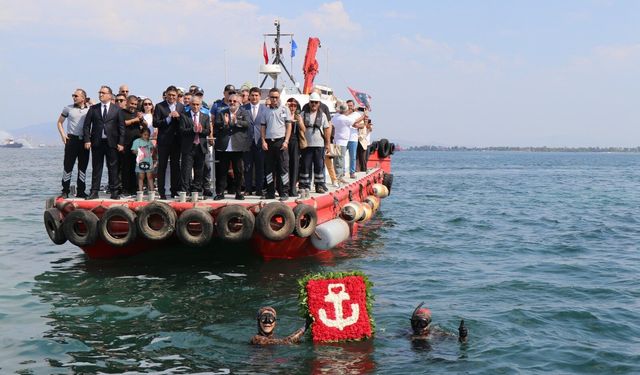 Türk denizciliğinin 100 yıllık gururu Aliağa'da anıldı