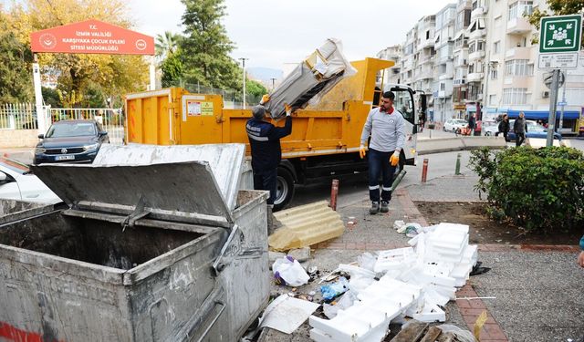 Karşıyaka’da kaçak atığa kameralı takip