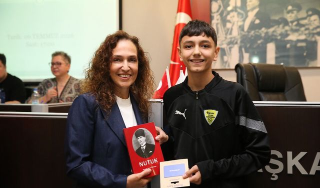 Başkan Ünsal’dan Karşıyaka’nın gururu genç şampiyonlara ödül