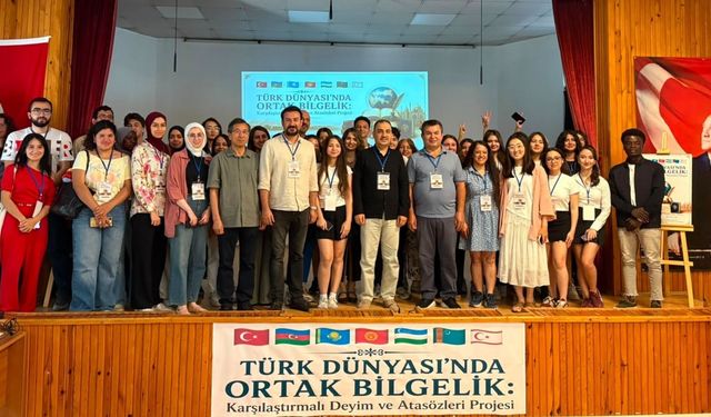 Liseli öğrenciler Türk Dünyası atasözlerini karşılaştırdı