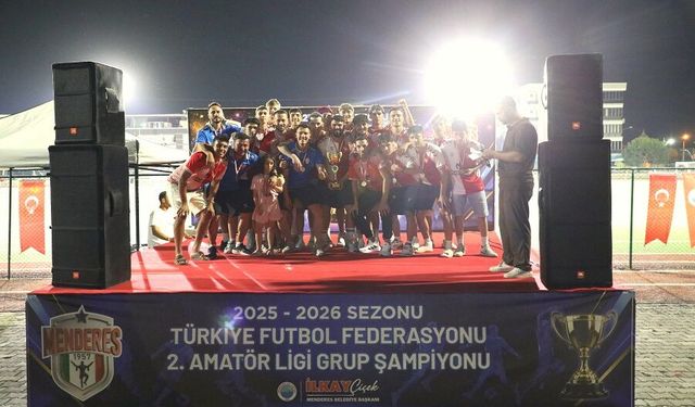 Menderes'te şampiyonluk coşkusu!