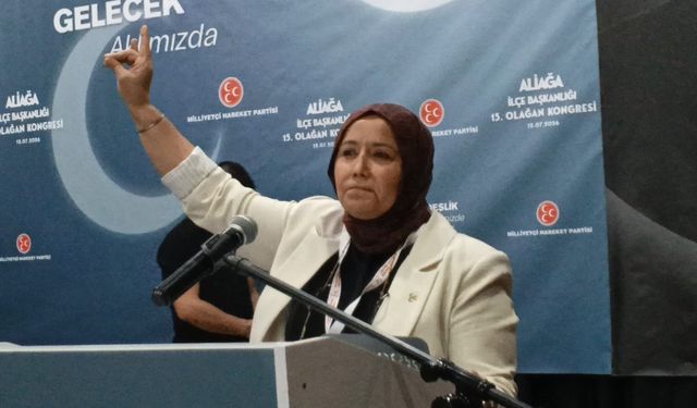 MHP Aliağa'da Nuray Aydemir güven tazeledi