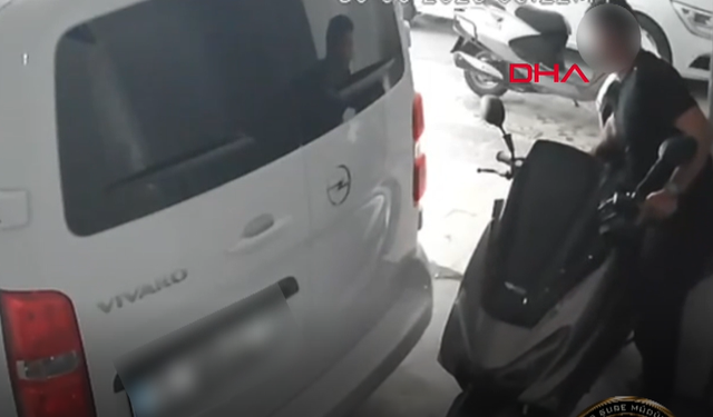 Karşıyaka'da çaldığı motosikletle 4 saat sonra yakalandı!