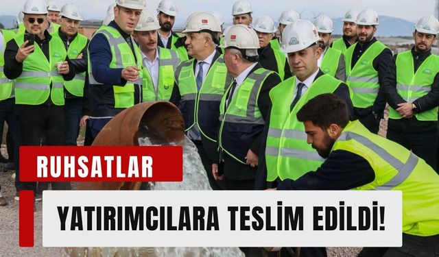 Dikili OTB'de dev adım: İlk ruhsatlar yatırımcılara teslim edildi!