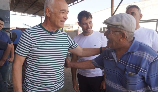 Seferihisar Sanayi Sitesinde esnaf turu başladı