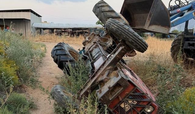 Ödemiş'te traktör faciası: 16 yaşındaki çocuk ağır yaralandı!
