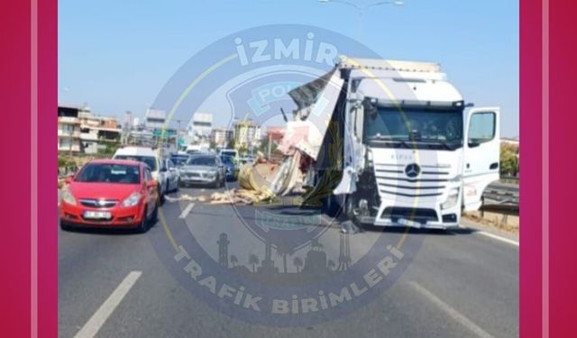 İzmir otoyolunda trafik kazası