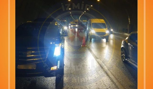 İzmir’de trafik alarmı: Bayraklı Tünelleri'nde arızalı araç yoğunluğu!