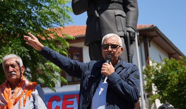 Başkan Türkmen maden aramasına karşı vatandaşlarla omuz omuza