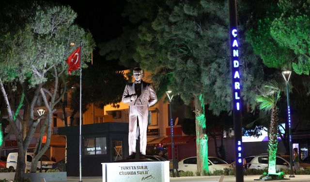 Çandarlı'da Cumhuriyet Meydanı açılıyor