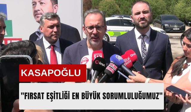 Kasapoğlu'ndan İzmir'de spor hamlesi: "Fırsat eşitliği en büyük sorumluluğumuz"