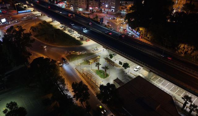 Bornova’da ulaşımın kalbi ışıl ışıl oldu