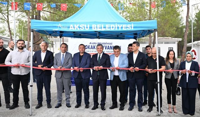 Antalya’nın en büyük hayvan bakımevi Aksu’da açıldı