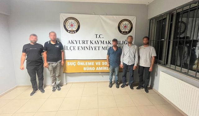 Akyurt’ta 7 kilometrelik kaçış polis ekipleriyle son buldu