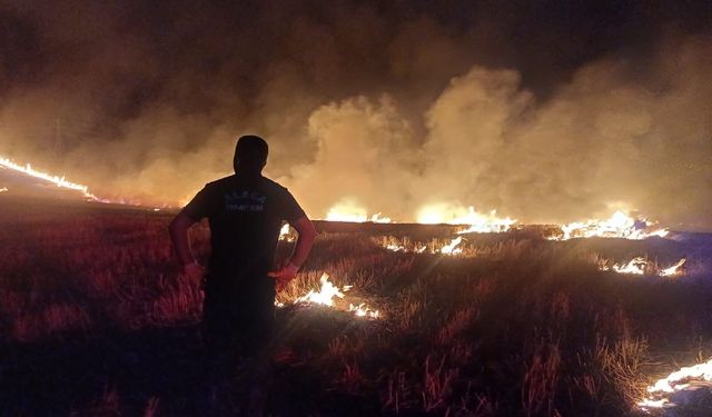 Çorum’da 7 köyün sınırında örtü yangını: Ekipler seferber oldu