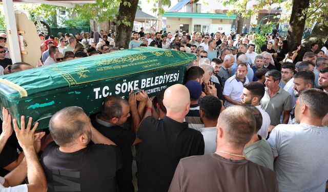 Söke’de 11 yaşındaki futbolcu için hüzünlü tören