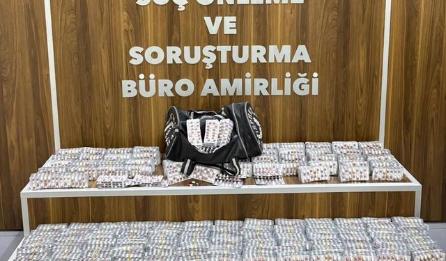 Ev ve depodan 9 bin hap çıktı!