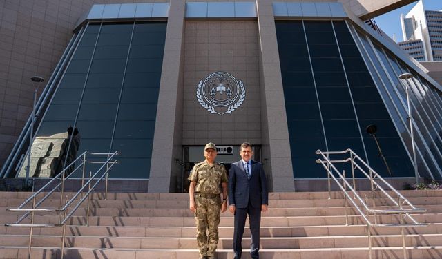 Orgeneral Özsert’ten Başsavcı Yeldan’a veda ziyareti!