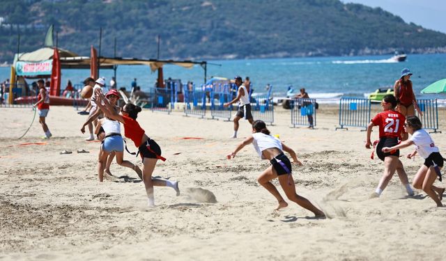Pamucak’ta 150 sporcu kıyasıya mücadele etti