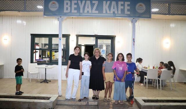 Başkan Şen’den ilk icraat: Beyaz Kafe yeniden açıldı