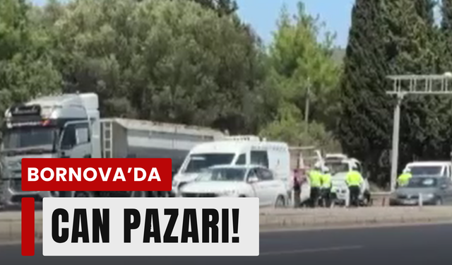 Bornova’da feci kaza: Sürücü hayatını kaybetti!