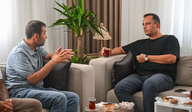 Başkan Eşki’den şehit Cankaya ailesine ziyaret