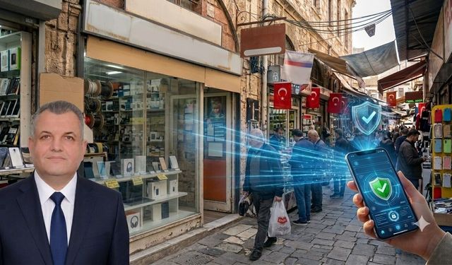 İzmir'de esnafın kapısına karekodlu güven dönemi