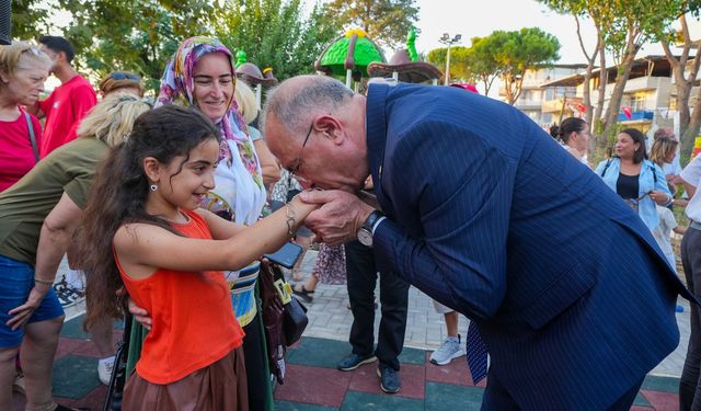 Gaziemir’de Şehit Ferit Yaşarlar Parkı yenilendi
