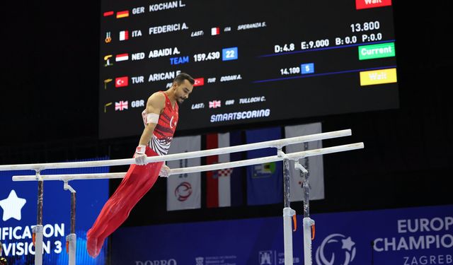 İzmirli cimnastikçi Ferhat Arıcan’dan Avrupa’da 9’uncu madalya