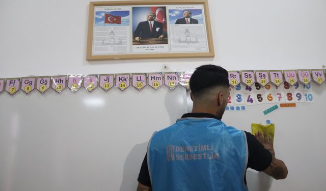 İzmir’de denetimli serbestlik yükümlülerinden anlamlı çalışma