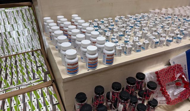 İzmir’de steroid ticaretine darbe!