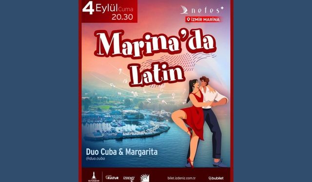 İzmir Marina’da ritim rüzgarı esiyor